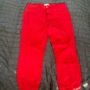 Lila Ryan red jeans